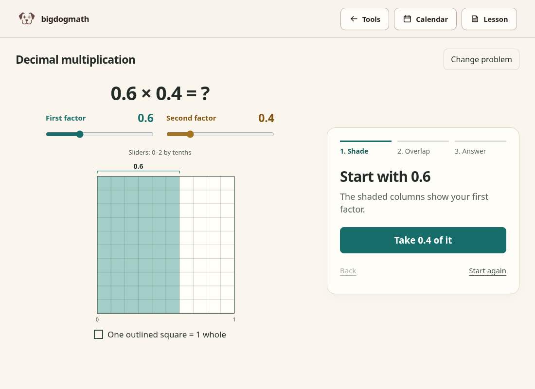 Preview of Decimal Multiplication