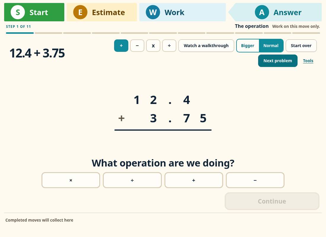 Preview of Decimals, step by step