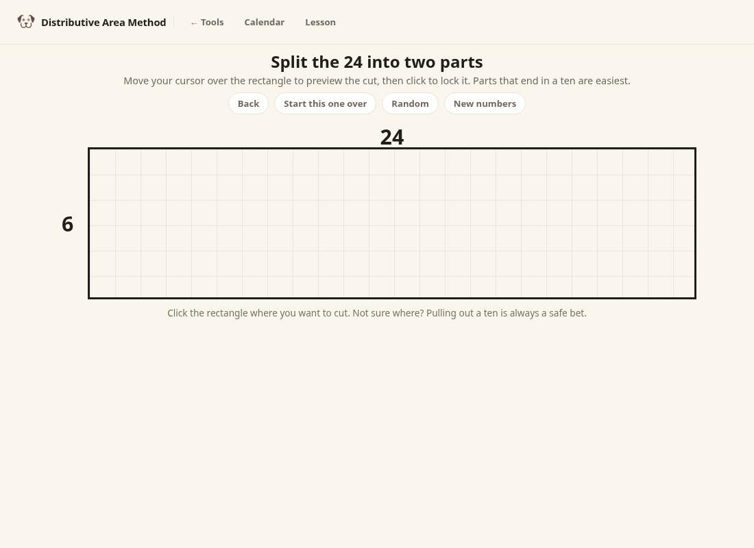 Preview of Distributive Area Method
