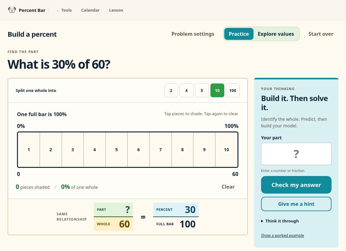 Preview of Percent Bar