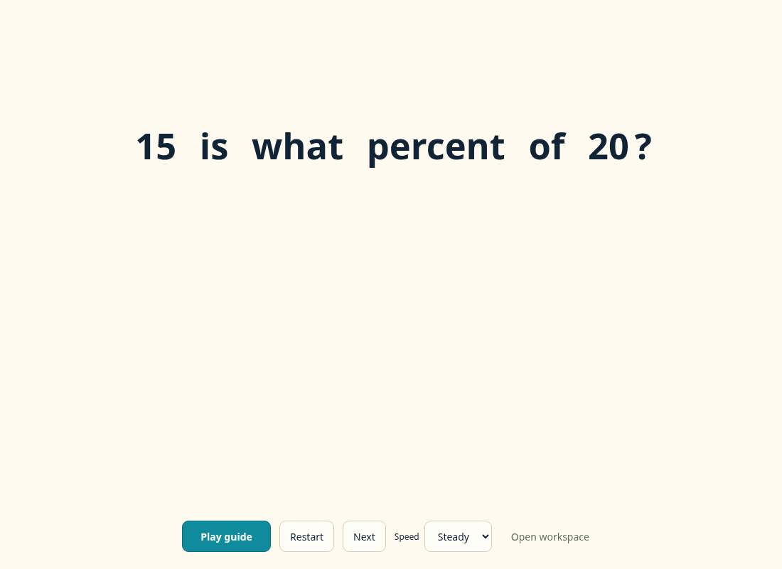 Preview of Percent Proportion Builder
