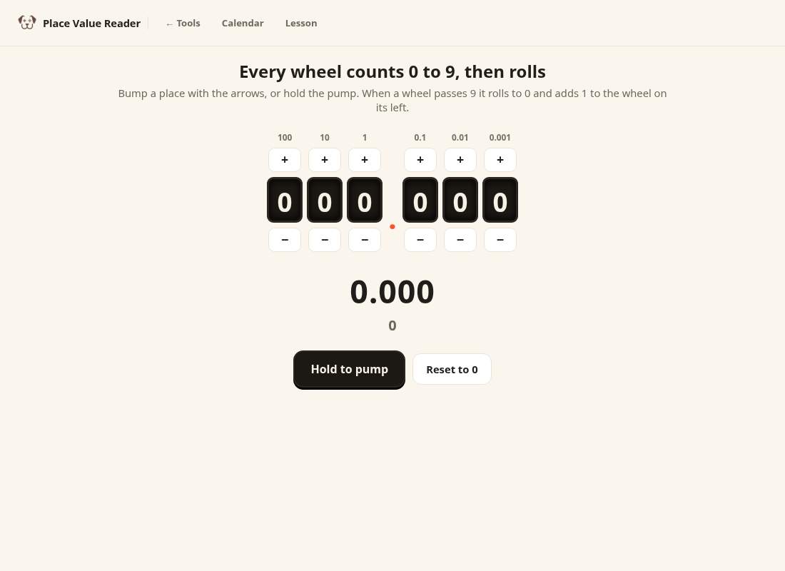 Preview of Place Value Reader